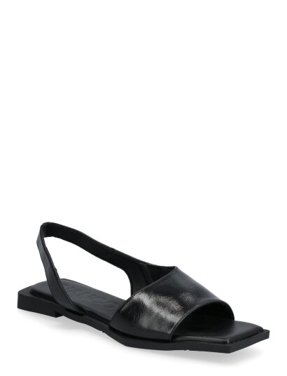 Bianco Biayve Square Slingback Sandal Faux Leather   Black   41