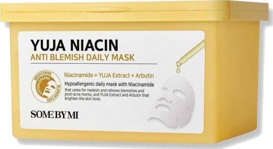 SOME BY MI Yuja Niacin Anti Blemish Daily Mask 30pcs SOME BY MI Yuja Niacin Anti Blemish Daily Mask 30pcs