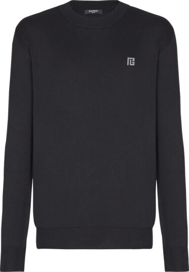 Balmain Herre Strikkevarer Svart XL,