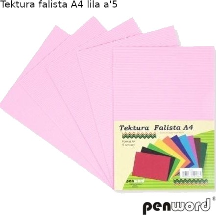 Penword Bølgepapp A4 5 Ark - Lilla Penword Bølgepapp A4 5 Ark - Lilla