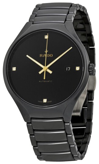 Rado Herreklokke R27056712 True Sort/Keramik Ø40 mm