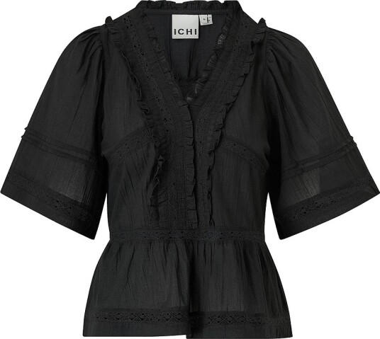 ICHI Bluse ihVoilana Svart