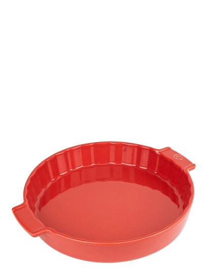 Peugeot Appolia Keramisk Tærtefad Rød 28 Cm   Red   Ø 28 CM