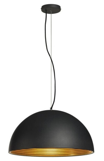 SLV Forchini M 50 Pendellampe E27 Sort/Gull - 90688