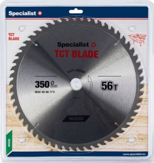 Specialist+ Kappskive 350X56tx32/30 Mm