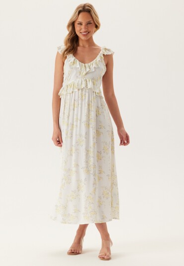 Bubbleroom Frill Viscose Dress