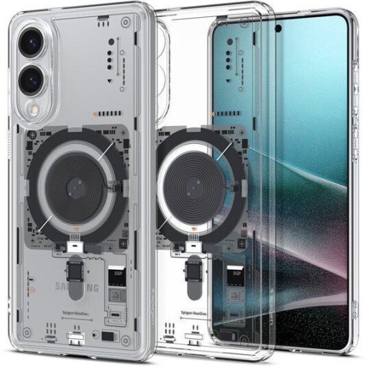 Spigen Ultra Hybrid MagSafe Deksel for Samsung Galaxy S25 Edge - Gjennomsiktig