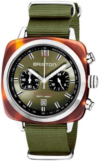 Briston Herreklokke 20142 SA TS 26 NOL Clubmaster Grønn/Tekstil Briston Herreklokke 20142 SA TS 26 NOL Clubmaster Grønn/Tekstil