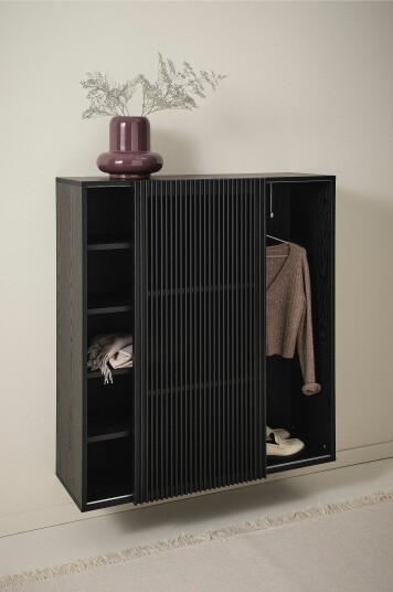 Jotex Entréoppbevaring MDF/Ask Svart SION 1733581010