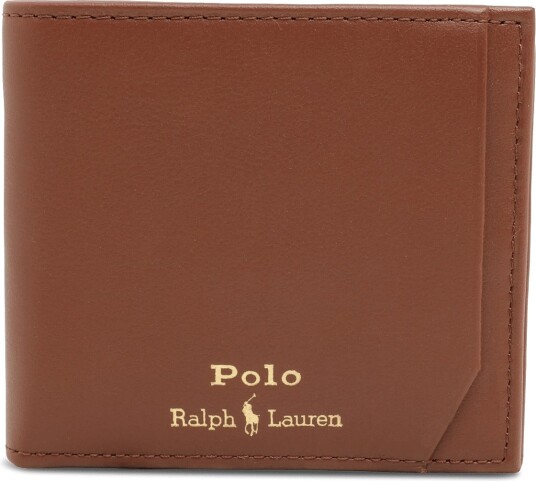 Polo Ralph Lauren Smooth Leather Billfold Wlt Med SADDLE One Size