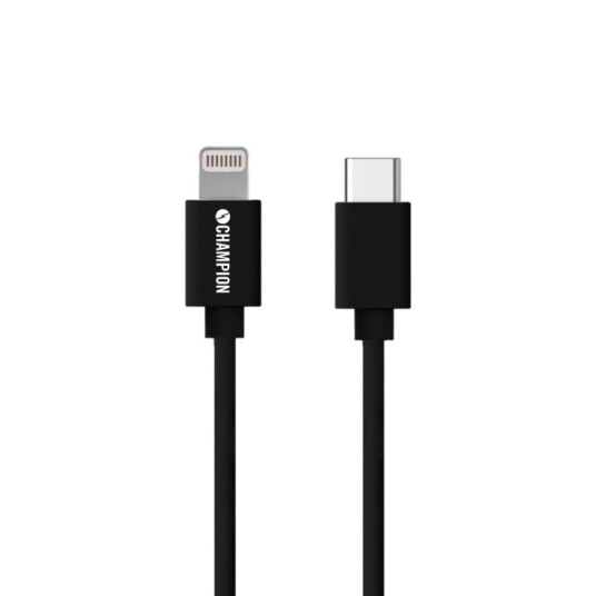 Chion USB C til Lightning kabel 2 m svart