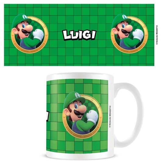 Pyramid International - Mug Super Mario Luigi 3D Port - White Pyramid International - Mug Super Mario Luigi 3D Port - White