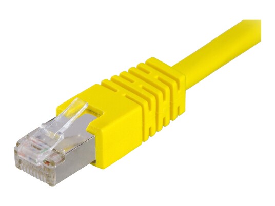 Deltaco CAT 6 RJ-45 Koblingskabel 50 cm Gul - FTP