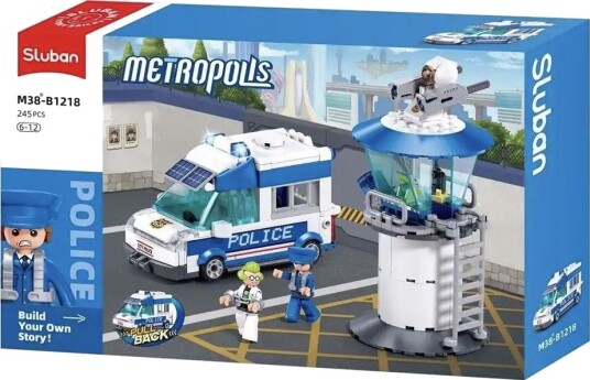 Sluban Metropolis M38-B1218 Politi I Aksjon Byggesett 6+ År 245 Deler
