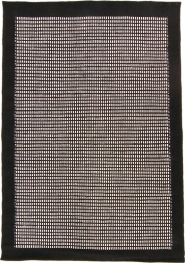 Ullteppe   Luxor sort/hvit Størrelse: 250 x 300 cm