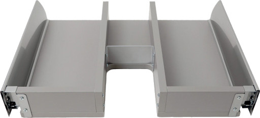 IFÖ skuff 270x845x90mm øvre t/compact90 metallgrå