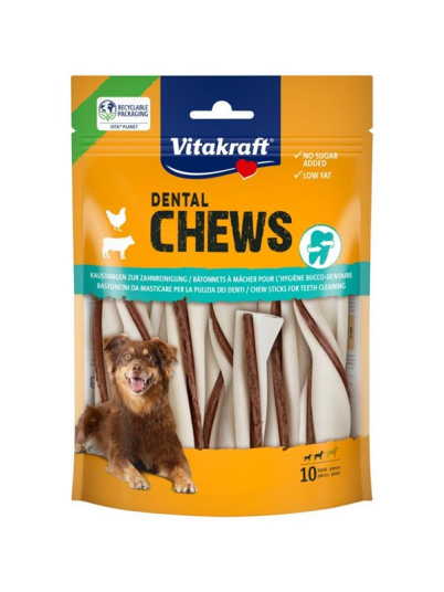 Vitakraft   Dental Chews   Chicken filling   S   For dogs 10 pcs