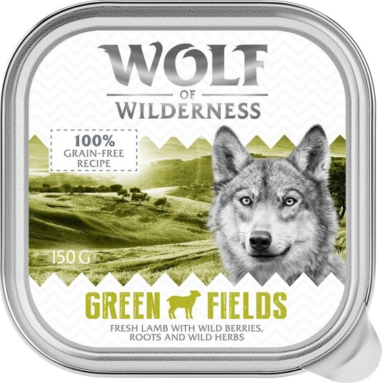 Wolf of Wilderness Adult Single Protein Green Fields Våtfôr Lam 6x150g