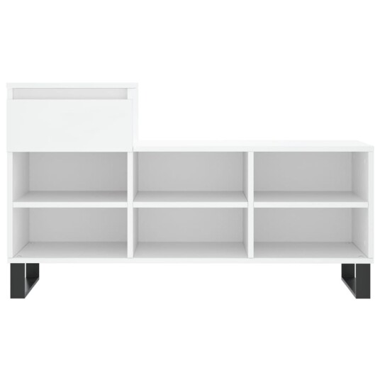 Skoskap hvit 102x36x60 cm konstruert tre 8721012114111