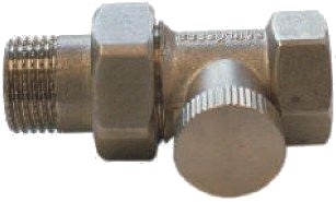 Schlosser Tilbakeslagsventil Rett, Nikkelbelagt Dn10 3/8X3/8 Pr (601300003)