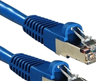 Lindy Rj 45 Cat6a S/Ftp S Stp Blå 10 M