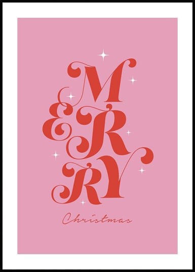 Merry Christmas Poster Plakat / 50x70cm Merry Christmas Poster Plakat / 50x70cm