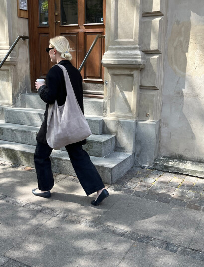 Becksöndergaard Suede Dalliea Bag - Grey - ONE SIZE Becksöndergaard Suede Dalliea Bag - Grey - ONE SIZE