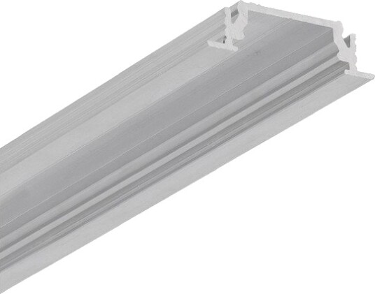 Topmet 1m aluprofil GROOVE14 EE7F/TY   Ubehandlet aluminium innfelt LED skinne
