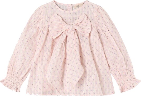Fliink Zorro Ls Bow Blouse Pink 110 Fliink Zorro Ls Bow Blouse Pink 110