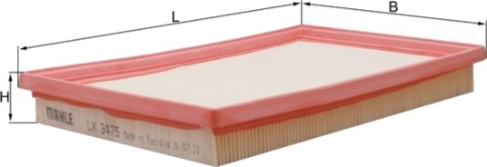 Luftfilter MAHLE ORIGINAL LX 3475