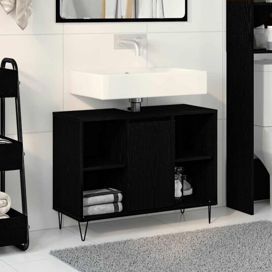 Svart Eik Vanity Svart Eik MDF Medium Svart Eik Vanity Svart Eik Vanity Svart Eik MDF Medium Svart Eik Vanity