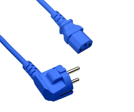 OEM Strømkabel 1.8m Blå