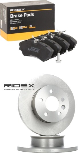 Bremseskiver og -klosser RIDEX 3405B2513