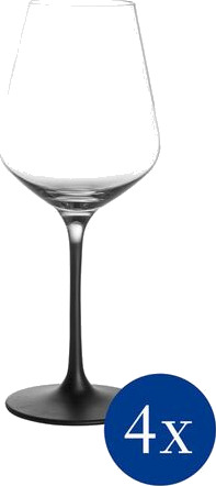 Villeroy & Boch Glass Manufacture Rock 38 cl, 4-pk Klar-svart Villeroy & Boch Glass Manufacture Rock 38 cl, 4-pk Klar-svart