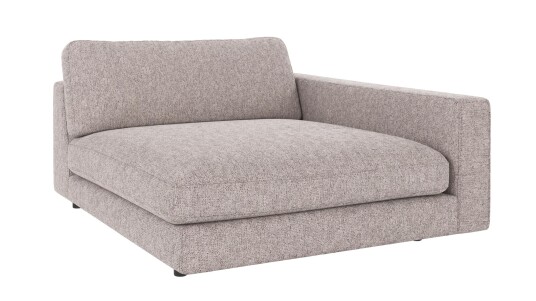 Rowico Home Duncan 1,5 seters sjeselong H Grå Max 180 129 x 150 x 78 cm Grå