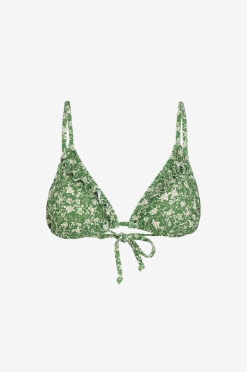 Becksöndergaard Bikini BH Fleurie Bella Frill Bikini Top Grønn