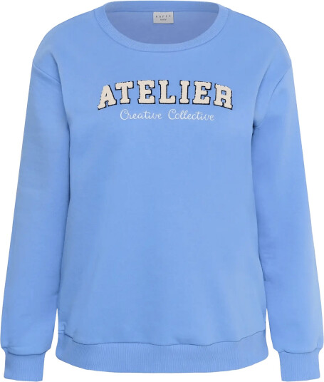 Kaffe Curve Kcmichelle Sweatshirt Blue M Kaffe Curve Kcmichelle Sweatshirt Blue M