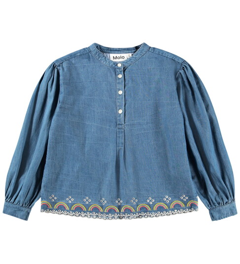 Molo BShirt Bust Denim Reanna Wonder Rainbow 13 14 år (158 164) Genser Blå Molo BShirt Bust Denim Reanna Wonder Rainbow 13 14 år (158 164) Genser Blå