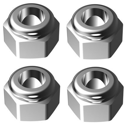 UDI-1601-004 M3 Lock nuts - 4pcs UDI-1601-004 M3 Lock nuts - 4pcs