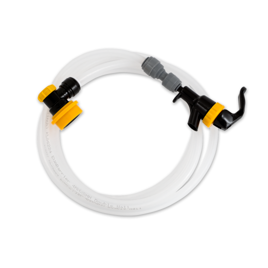 Tappeslange med ball lock og kran 2 meter slange (4 mm)
