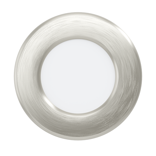 Eglo FUEVA 5 INNBYGGET \\u00d886 2,7W 330LM Børstet stål 86 mm diameter 26 mm høyde