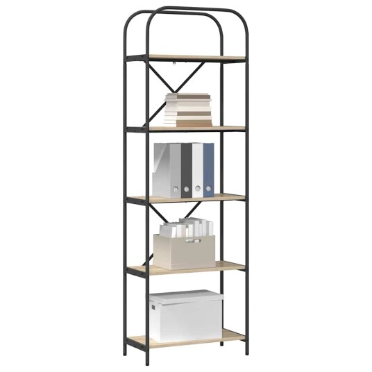 Bokhylle Sonoma eik 60 x 30 x 183 cm Konstruert tre