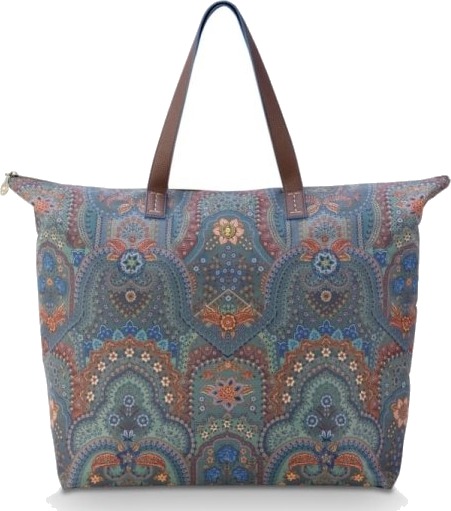 Pip Studio Pip Studio Tilda Tote Bag L Jabali Blue Pip Studio Pip Studio Tilda Tote Bag L Jabali Blue