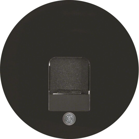 Hager 11702045 Midtbrikke For R.1 R.3 Og R.C Svart 1 Modul