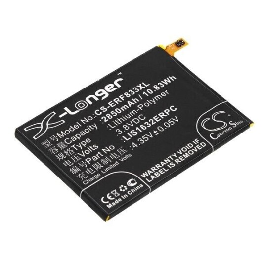 Sony Xperia XZ batteri (2850 mAh 3.8 V, Sort)