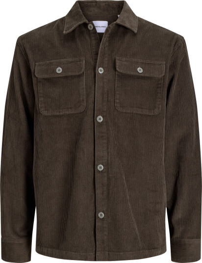 Jack & Jones Jjeregent Cord Overshirt Ls Sn Khaki green M