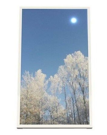 HI-ND Wall Casing EASY 32" Portrait - mounting kit - for LCD display - white RAL 9003