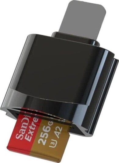 Nördic Lightning minnekortleser MicroSD UHS-I for iOS Nördic Lightning minnekortleser MicroSD UHS-I for iOS