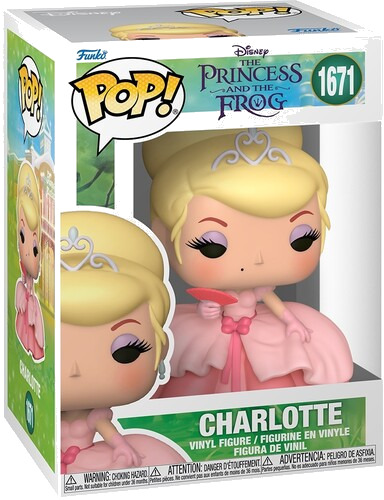 Funko POP! Disney: The Princess and the Frog  Charlotte Styles May Vary