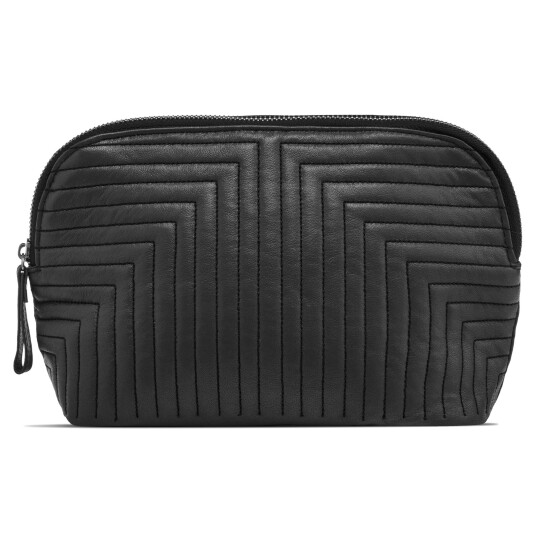 Gillian Jones Resort Dome Bag Black Leather